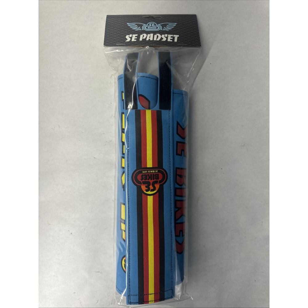 SE Racing SE Bikes Life Blue / Multi BMX 3 Piece Pad Set - New